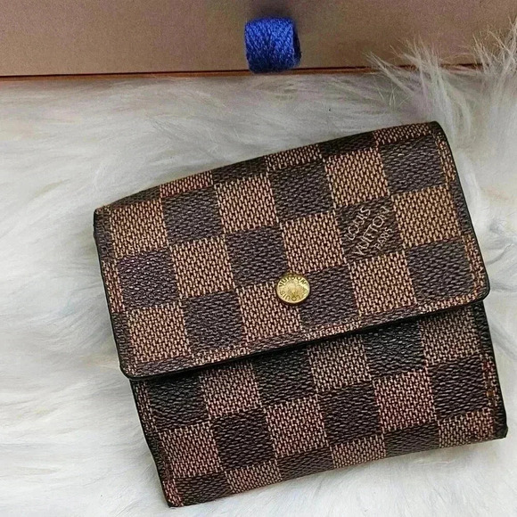 LV  Damier Ebene Short Wallet - Picture 1 of 14